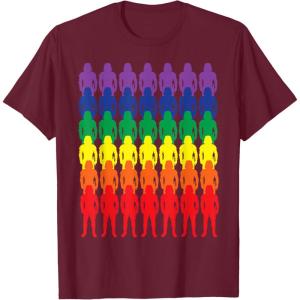 image:imageStar Wars Stormtrooper Army Rainbow TShirtBurgundy