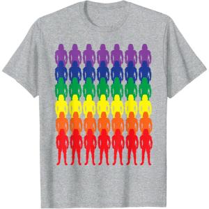 image:imageStar Wars Stormtrooper Army Rainbow TShirtHeather Grey