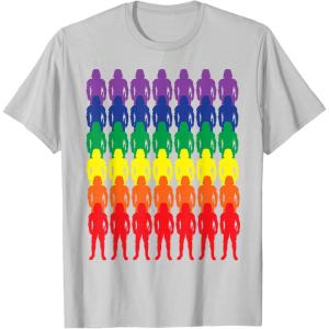 image:imageStar Wars Stormtrooper Army Rainbow TShirtSilver Grey