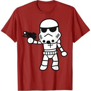 image:imageStar Wars Stormtrooper Cute ChibiKawaii Graphic TShirt TShirtCranberry Red