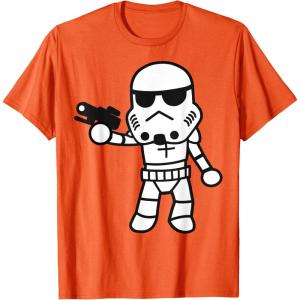 image:imageStar Wars Stormtrooper Cute ChibiKawaii Graphic TShirt TShirtOrange