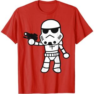 image:imageStar Wars Stormtrooper Cute ChibiKawaii Graphic TShirt TShirtRed