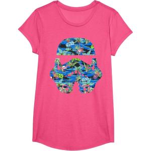 image:imageStar Wars Stormtrooper Hawaiian Print Helmet TShirt C1 TShirtPink Heather