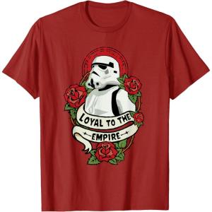 image:imageStar Wars Stormtrooper Loyal to the Empire Tattoo TShirtCranberry Red