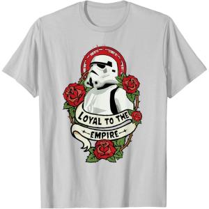 image:imageStar Wars Stormtrooper Loyal to the Empire Tattoo TShirtSilver Grey