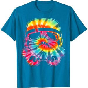 image:imageStar Wars Stormtrooper Tie Dye Big Face TShirtSapphire Blue