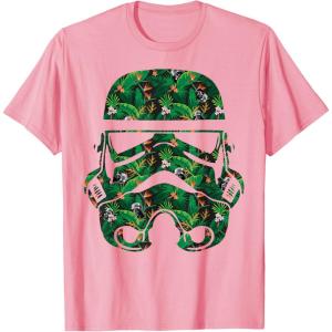image:imageStar Wars Stormtrooper Tropical Helmet Floral Fill TShirt TShirtPink