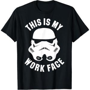 image:imageStar Wars Stormtrooper Work Face Helmet TShirtBlack
