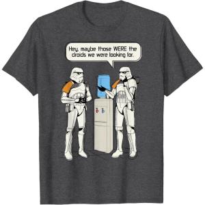 image:imageStar Wars Stormtroopers Water Cooler Chat TShirtDark Heather Grey