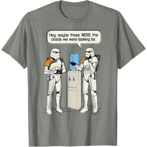 image:imageStar Wars Stormtroopers Water Cooler Chat TShirtOlive Heather