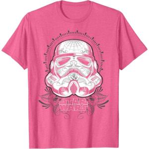 image:imageStar Wars Tattoo Stormtrooper Helmet Graphic TShirt TShirtPink Heather