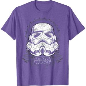 image:imageStar Wars Tattoo Stormtrooper Helmet Graphic TShirt TShirtPurple Heather