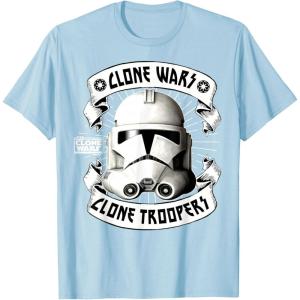 image:imageStar Wars The Clone Wars Stormtrooper Banners TShirtBaby Blue