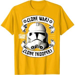 image:imageStar Wars The Clone Wars Stormtrooper Banners TShirtGolden Yellow