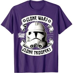image:imageStar Wars The Clone Wars Stormtrooper Banners TShirtPurple