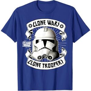 image:imageStar Wars The Clone Wars Stormtrooper Banners TShirtRoyal Blue