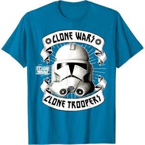 image:imageStar Wars The Clone Wars Stormtrooper Banners TShirtSapphire Blue