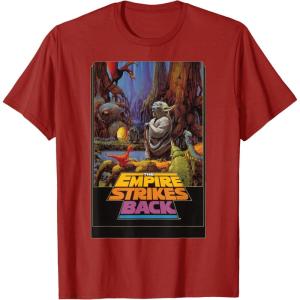 image:imageStar Wars The Empire Strikes Back Yoda TShirtCranberry Red