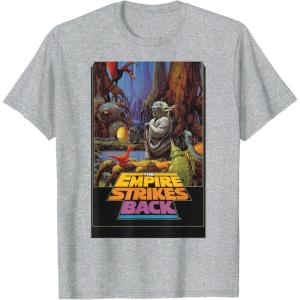 image:imageStar Wars The Empire Strikes Back Yoda TShirtHeather Grey