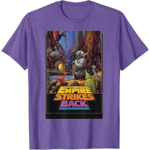 image:imageStar Wars The Empire Strikes Back Yoda TShirtPurple Heather