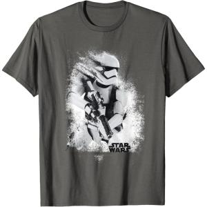 image:imageStar Wars The Force Awakens Splatter Stormtrooper TShirtAsphalt Grey