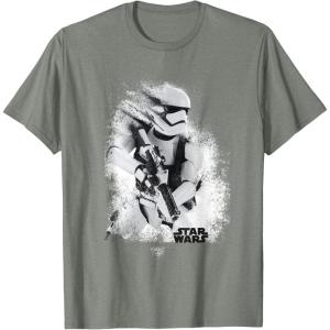 image:imageStar Wars The Force Awakens Splatter Stormtrooper TShirtOlive Heather
