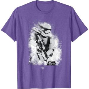 image:imageStar Wars The Force Awakens Splatter Stormtrooper TShirtPurple Heather