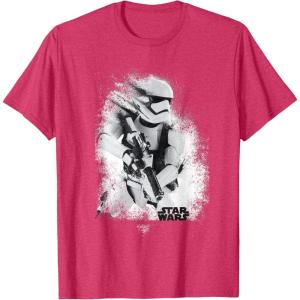 image:imageStar Wars The Force Awakens Splatter Stormtrooper TShirtRed Heather