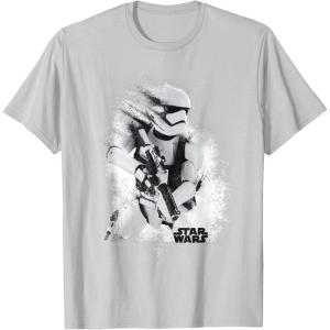image:imageStar Wars The Force Awakens Splatter Stormtrooper TShirtSilver Grey