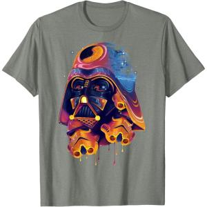 image:imageStar Wars Vader Stormtroopers SUPER PSYCHADELIC Drip TShirt TShirtOlive Heather