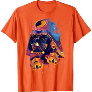 image:imageStar Wars Vader Stormtroopers SUPER PSYCHADELIC Drip TShirt TShirtOrange