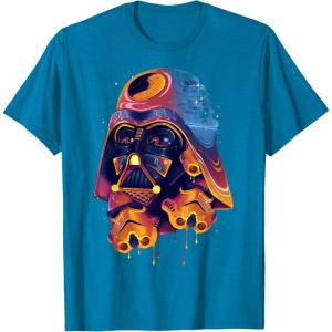 image:imageStar Wars Vader Stormtroopers SUPER PSYCHADELIC Drip TShirt TShirtSapphire Blue