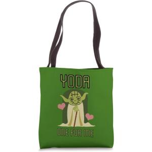 image:imageStar Wars Valentines Day Yoda One For Me Matching Couples Tote Bag