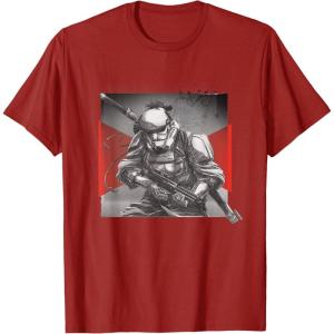 image:imageStar Wars Visions Anime The Duel Samurai Stormtrooper TShirtCranberry Red