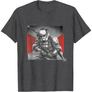 image:imageStar Wars Visions Anime The Duel Samurai Stormtrooper TShirtDark Heather Grey