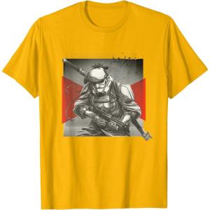 image:imageStar Wars Visions Anime The Duel Samurai Stormtrooper TShirtGolden Yellow