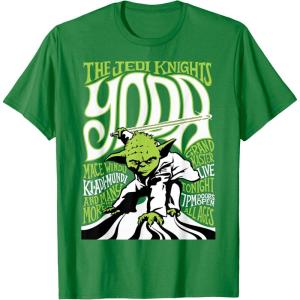 image:imageStar Wars Yoda And Jedi Knights Tonight Graphic TShirt TShirtKelly Green