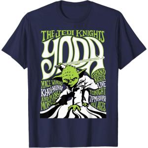 image:imageStar Wars Yoda And Jedi Knights Tonight Graphic TShirt TShirtNavy Blue