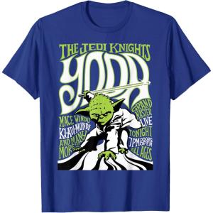 image:imageStar Wars Yoda And Jedi Knights Tonight Graphic TShirt TShirtRoyal Blue