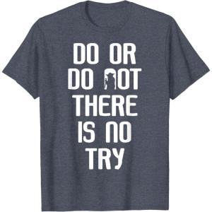 image:imageStar Wars Yoda Do Or Do Not Graphic TShirt TShirtHeather Blue