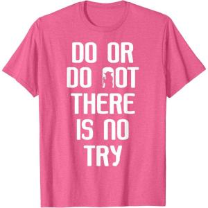 image:imageStar Wars Yoda Do Or Do Not Graphic TShirt TShirtPink Heather