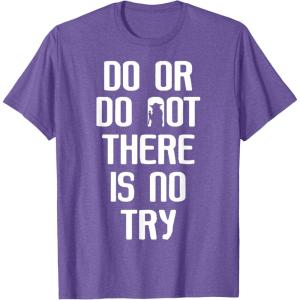image:imageStar Wars Yoda Do Or Do Not Graphic TShirt TShirtPurple Heather