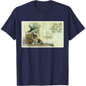 image:imageStar Wars Yoda Do or Do Not There is No Try TShirtNavy Blue