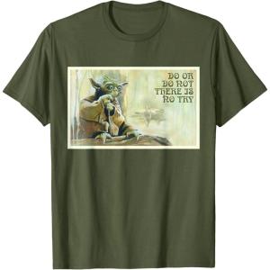 image:imageStar Wars Yoda Do or Do Not There is No Try TShirtOlive Green
