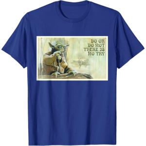 image:imageStar Wars Yoda Do or Do Not There is No Try TShirtRoyal Blue
