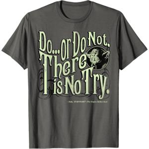 image:imageStar Wars Yoda Epic Quote Do Or Do Not Graphic TShirt TShirtAsphalt Grey