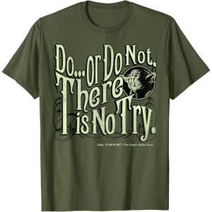 image:imageStar Wars Yoda Epic Quote Do Or Do Not Graphic TShirt TShirtOlive Green
