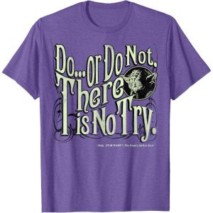 image:imageStar Wars Yoda Epic Quote Do Or Do Not Graphic TShirt TShirtPurple Heather