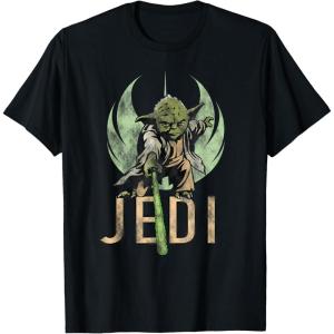 image:imageStar Wars Yoda Jedi Lightsaber TShirt TShirtBlack