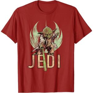 image:imageStar Wars Yoda Jedi Lightsaber TShirt TShirtCranberry Red